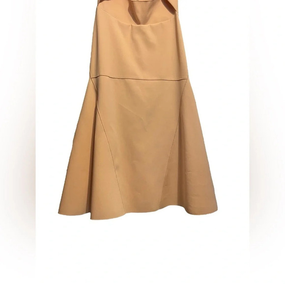 DION LEE Women's Single Knot Dress Dense Tech Jersey - Blush - Size US 8 - Picture 5 of 12